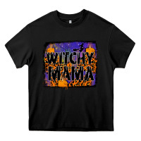 Black witchy mama Heavy Core Tee - JahusDesignShop