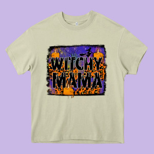 Witchy Mama Heavy Core Tee Designed By Jahusdesignshop