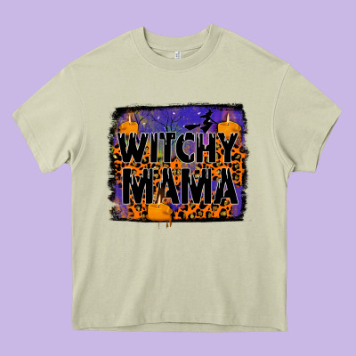 Witchy Mama Heavy Core Tee Designed By Jahusdesignshop