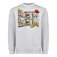 Heather Grey hey batter batter swing Heavyweight Sweatshirt - SublimationCraftShop