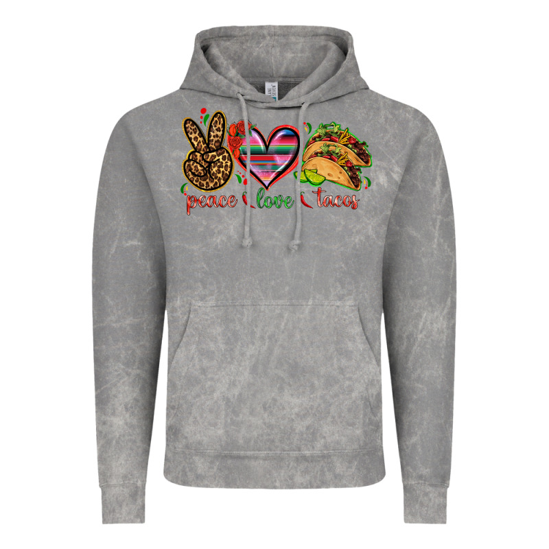 Peace Love Tacos Mexico Vintage Hoodie by HowdyJamesFarm | Teevron