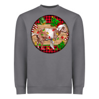 Storm Nubian Goat Christmas Heavyweight Sweatshirt - LillyAllenDesigns