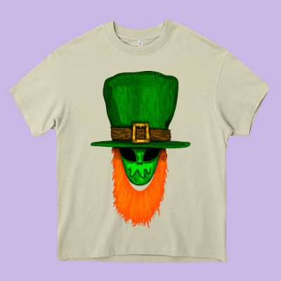 St. Patrick' Day Gnome Heavy Core Tee Designed By Bettercallsaul