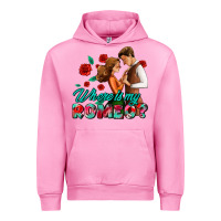 Fuchsia Pink where is my romeo Urban Hoodie - AdoDesignShop