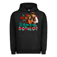 Pigment Black where is my romeo Urban Hoodie - AdoDesignShop