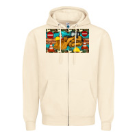 Sandshell bulldozer sippy Zipper Hoodie - Artiststas