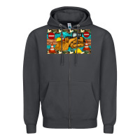 Smoke bulldozer sippy Zipper Hoodie - Artiststas