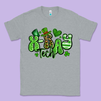 X Ray Tech St Patrick's Day Classic Tee Designed By Artiststas