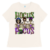 Bone Hocus Pocus with Skeletons Ladies Tee - texasbilliewilder