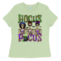 Matcha Hocus Pocus with Skeletons Ladies Tee - texasbilliewilder