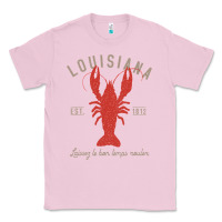 Bubblegum Pink Louisiana Crawfish T Laissez le bon temps rouler Classic Tee - longCreatives