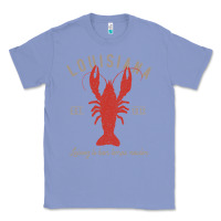 Colony Blue Louisiana Crawfish T Laissez le bon temps rouler Classic Tee - longCreatives