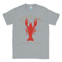Heather Grey Louisiana Crawfish T Laissez le bon temps rouler Classic Tee - longCreatives