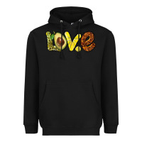 Black love avocado Heavyweight Hoodie - BarkalooDesign