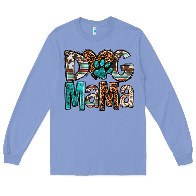 Dog Mama Long Sleeve Tee by OliviaCreatesArt | Teevron