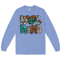 Colony Blue dog mama Long Sleeve Tee - OliviaCreatesArt