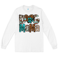 White dog mama Long Sleeve Tee - OliviaCreatesArt