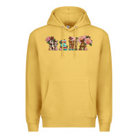 Antique Gold western mama pink roses Mother's Day Premium Hoodie - LillyAllenDesigns
