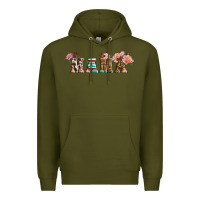 Western Mama Pink Roses Mother's Day Premium Hoodie | Teevron