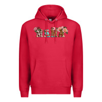 Cardinal western mama pink roses Mother's Day Premium Hoodie - LillyAllenDesigns