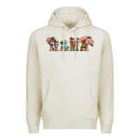 Oatmeal Heather western mama pink roses Mother's Day Premium Hoodie - LillyAllenDesigns