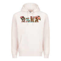 Pale Pink western mama pink roses Mother's Day Premium Hoodie - LillyAllenDesigns