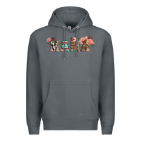 Rock western mama pink roses Mother's Day Premium Hoodie - LillyAllenDesigns