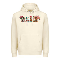 Sandshell western mama pink roses Mother's Day Premium Hoodie - LillyAllenDesigns