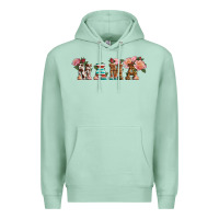 Seafoam western mama pink roses Mother's Day Premium Hoodie - LillyAllenDesigns