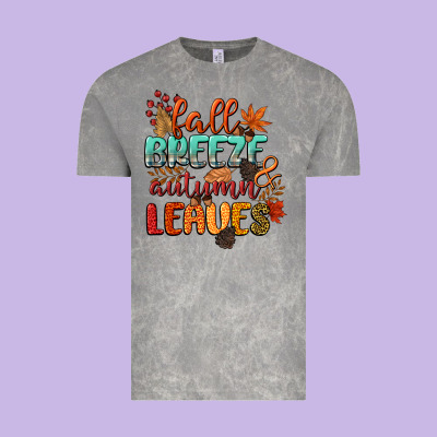 Fall Breeze And Autumn Leaves Vintage Tee Designed By Cowgirlartshop