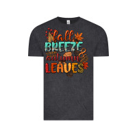 Vintage Black fall breeze and autumn leaves Vintage Tee - CowGirlArtShop