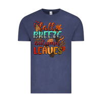 Vintage Denim fall breeze and autumn leaves Vintage Tee - CowGirlArtShop