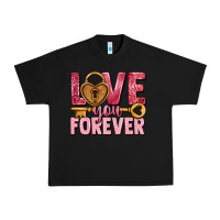 Black Love you forever Valentine's Day Urban Heavy Tee - HowdyJamesFarm