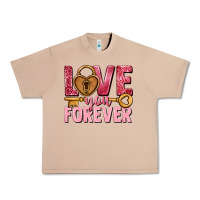Burro Love you forever Valentine's Day Urban Heavy Tee - HowdyJamesFarm