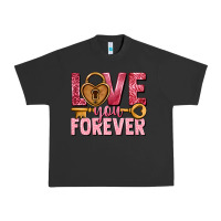 Pigment Black Love you forever Valentine's Day Urban Heavy Tee - HowdyJamesFarm
