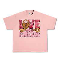 Salmon Love you forever Valentine's Day Urban Heavy Tee - HowdyJamesFarm