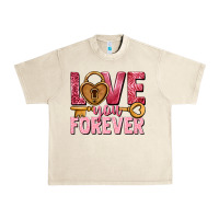 Sandshell Love you forever Valentine's Day Urban Heavy Tee - HowdyJamesFarm