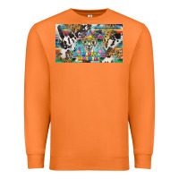 Carrot happy birthday alpaca blue cup Premium Sweatshirt - BarkalooDesign