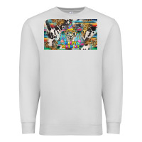Dove Grey happy birthday alpaca blue cup Premium Sweatshirt - BarkalooDesign