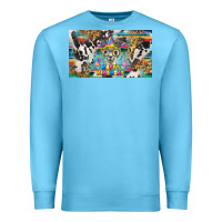 Ocean Blue happy birthday alpaca blue cup Premium Sweatshirt - BarkalooDesign