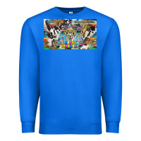 True Royal happy birthday alpaca blue cup Premium Sweatshirt - BarkalooDesign