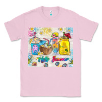 Bubblegum Pink hello summer coffee cups Classic Tee - TumblerDesignByShophia