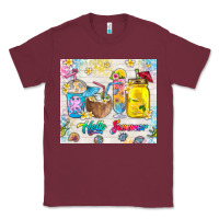 Burgundy hello summer coffee cups Classic Tee - TumblerDesignByShophia