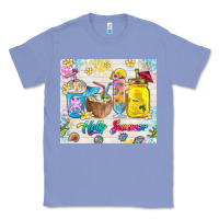 Colony Blue hello summer coffee cups Classic Tee - TumblerDesignByShophia