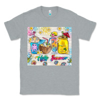 Heather Grey hello summer coffee cups Classic Tee - TumblerDesignByShophia