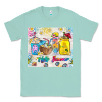 Seafoam hello summer coffee cups Classic Tee - TumblerDesignByShophia