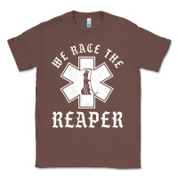 Chestnut Emt, Ems And Paramedic We Race the Reaper Classic Tee - longCreatives