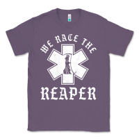 Lavender Emt, Ems And Paramedic We Race the Reaper Classic Tee - longCreatives