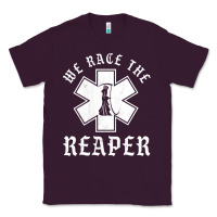 Plum Emt, Ems And Paramedic We Race the Reaper Classic Tee - longCreatives