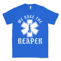 True Royal Emt, Ems And Paramedic We Race the Reaper Classic Tee - longCreatives